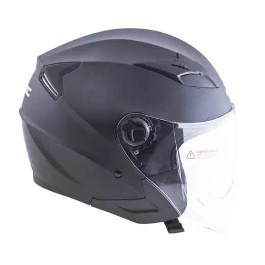 OTEVŘENÁ HELMA W-TEC BARCELA - ČERNÁ MATNÁ