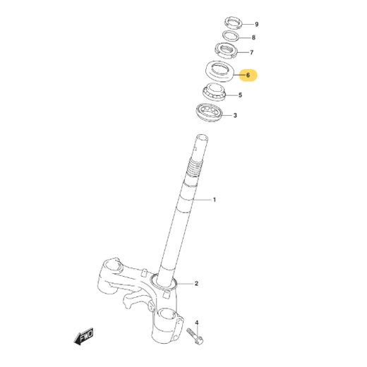 PRACHOVKA SUZUKI 51643-40503