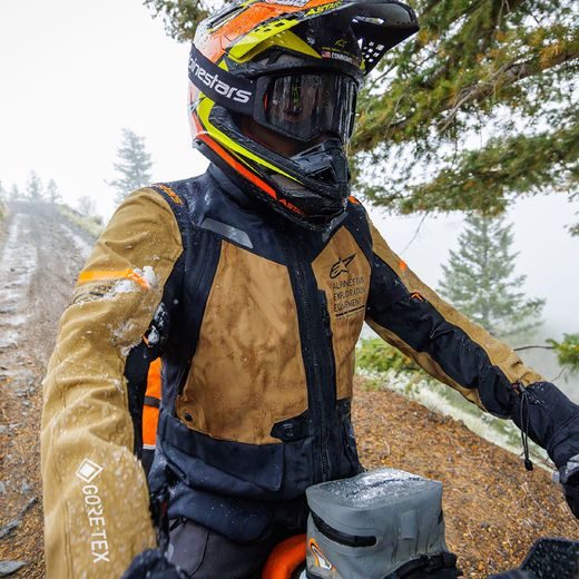 BUNDA ST-7 GORE-TEX, ALPINESTARS (HNĚDÁ/ČERNÁ) 2024