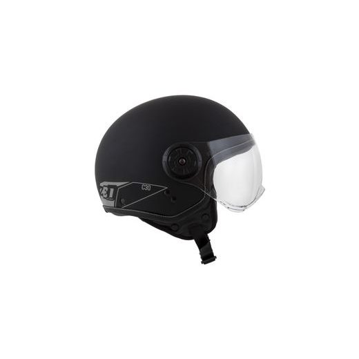 PŘILBA ZED C30 (ČERNÁ MATNÁ/ŠEDÁ)