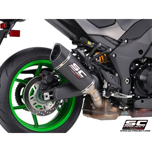 SC PROJECT KAWASAKI Z1100-SE 2026 VÝFUK Z UHLÍKOVÝCH VLÁKEN SC1-R