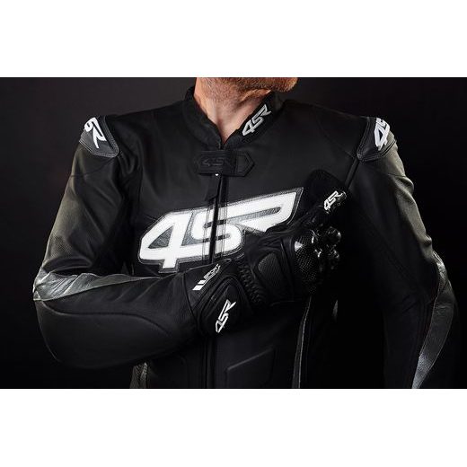 4SR DVOUDÍLNÁ KOŽENÁ MOTO KOMBINÉZA RR EVO III GREY STORM