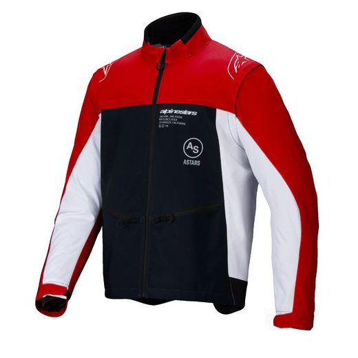 BUNDA LITE-DURA SOFTSHELL, ALPINESTARS (ČERNÁ/ČERVENÁ/BÍLÁ) 2025