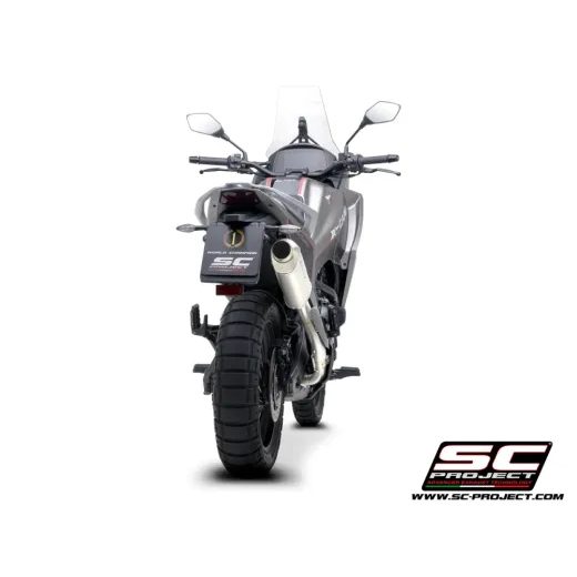 SC-PROJECT RALLY RAID TITANOVÝ VÝFUK, VYSOKÁ MONTÁŽ MOTO MORINI X-CAPE 2021-