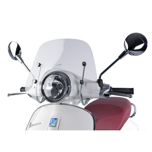 SPORTOVNÍ PLEXI ŠTÍT ČIRÝ VESPA PRIMAVERA