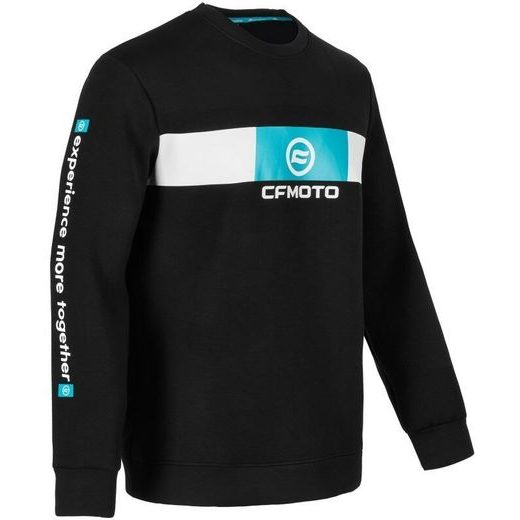 CFMOTO PÁNSKÁ MIKINA CREWNECK ČERNÁ