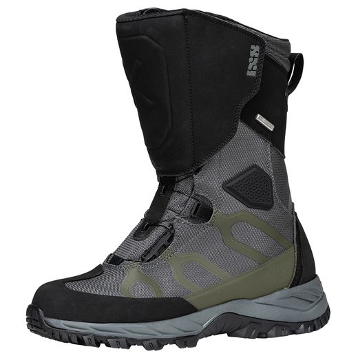 IXS PÁNSKÉ MOTO BOTY VENTURE-STX 1.0 ČERNO ZELENO ŠEDÉ