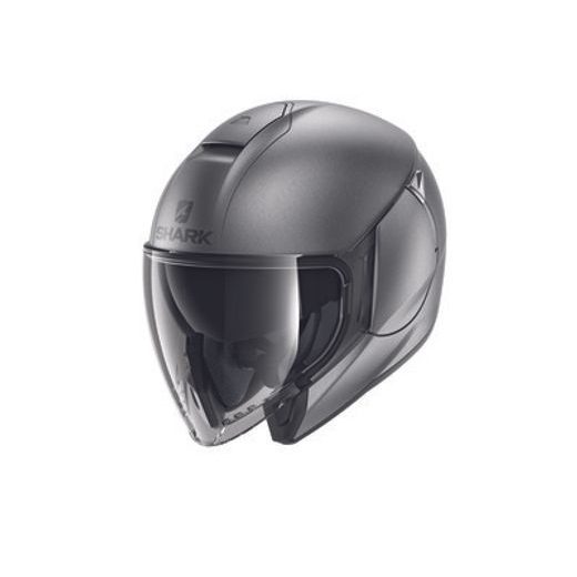 PŘILBA OTEVŘENÁ SHARK CITYCRUISER BLANK BARVA MATNÁ/ŠEDÁ