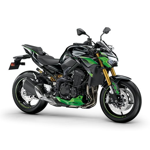 KAWASAKI Z900 SE MY24 METALLIC SPARK BLACK / CANDY LIME GREEN