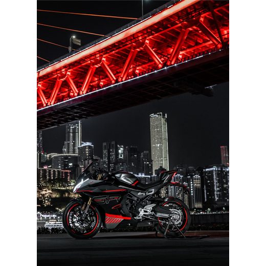 CFMOTO 450SR BÍLÁ E5+