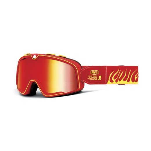 BRÝLE BARSTOW DEATH SPRAY, 100% - USA (ČERVENÉ PLEXI)