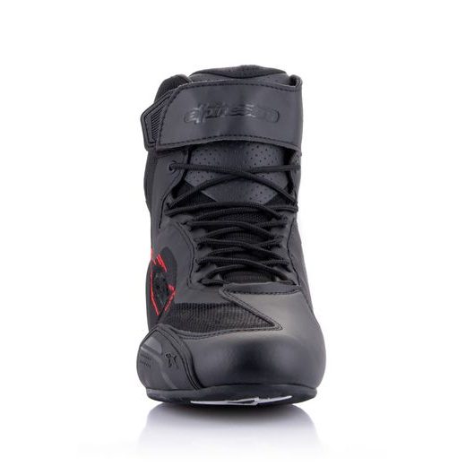 BOTY FASTER-3 RIDEKNIT, ALPINESTARS (ČERNÁ/TMAVĚ ŠEDÁ/ČERVENÁ) 2024