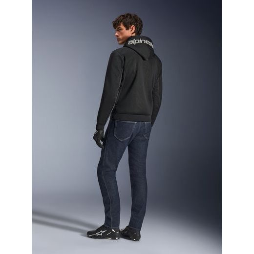 BUNDA CHROME SUPERAIRFLOW, ALPINESTARS (ČERNÁ/TMAVĚ ŠEDÁ/BÍLÁ) 2026