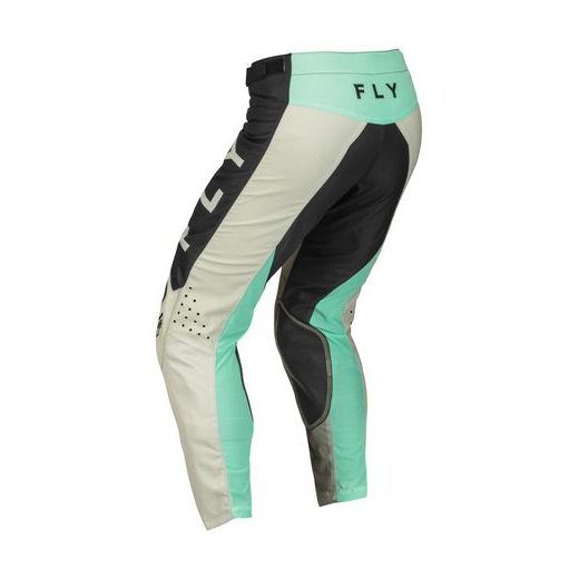 KALHOTY KINETIC JET, FLY RACING - USA 2023 (ČERNÁ/MINT/ŠEDÁ)