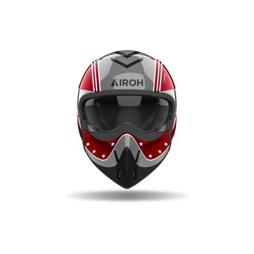 PŘILBA J110 COMMAND, AIROH (LESKLÁ RUDÁ)