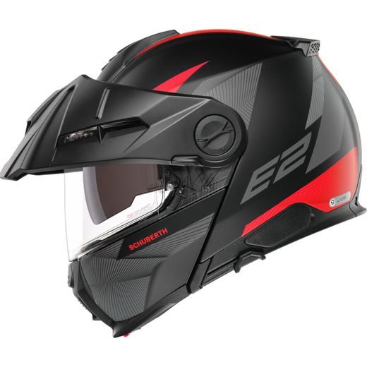 SCHUBERTH VYKLÁPĚCÍ ENDURO PŘILBA SCHUBERTH E2 DEFENDER RED