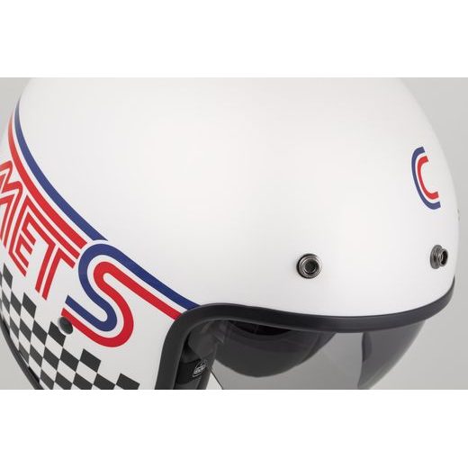 PŘILBA OXYGEN 2.0 RONDO, CASSIDA (BÍLÁ PERLEŤ/ČERVENÁ/MODRÁ/ČERNÁ) 2025