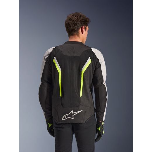 BUNDA AST V3 AIR, ALPINESTARS (BÍLÁ/ŽLUTÁ FLUO/ČERNÁ) 2026