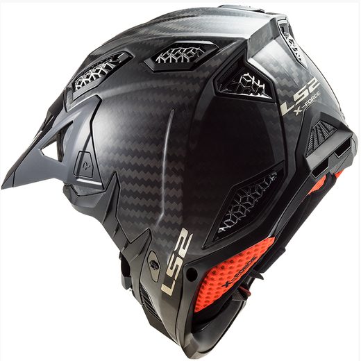 LS2 MOTOKROSOVÁ HELMA MX703 X-FORCE SOLID CARBON