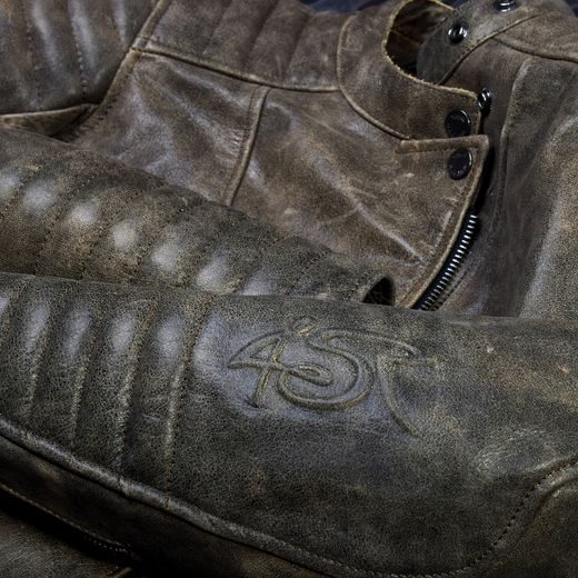 4SR DÁMSKÁ KOŽENÁ MOTO BUNDA COOL LADY RETRO