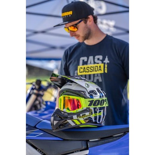 CASSIDA PÁNSKÁ MOTOKROSOVÁ PŘILBA CROSS CUP SONIC ŠEDÁ MATNÁ ČERNÁ