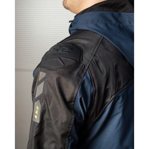 LS2 ZIRCONIUM MAN JACKET BLUE BLACK H-V YELLOW