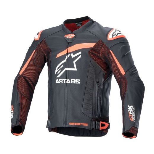 BUNDA GP PLUS R 4 RIDEKNIT, ALPINESTARS (ČERNÁ/ČERVENÁ FLUO/BÍLÁ) 2024