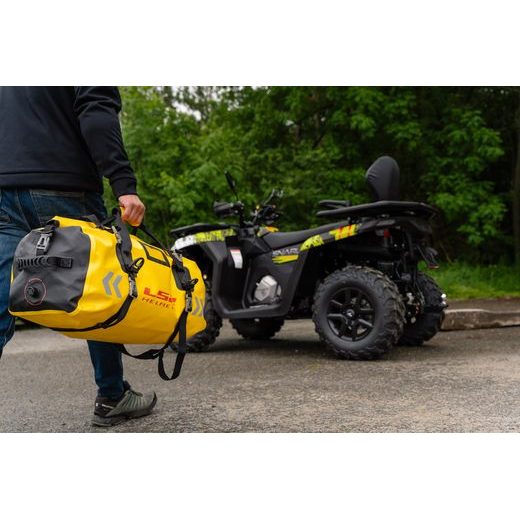 LS2 LB-02 LUGGAGE BAG WATER PROOF PVC YELLOW 65L