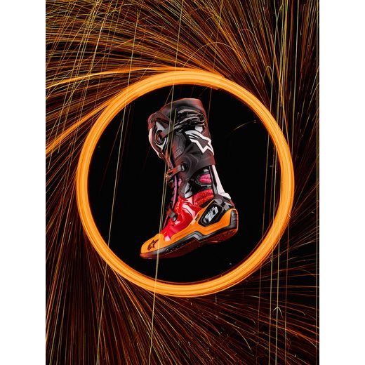 BOTY TECH 10 LIMITOVANÁ EDICE BLACK HOLE, ALPINESTARS (ČERNÁ/MULTICOLOR) 2026