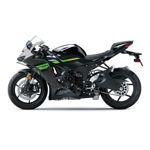 KAWASAKI NINJA ZX-6R MY26 METALLIC MATTE GRAPHENESTEEL GRAY / METALLIC SPARK BLACK / LIME GREEN