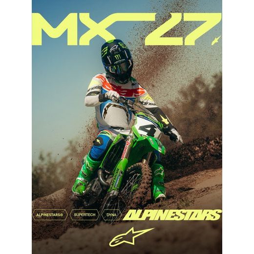 DRES SUPERTECH DYNA, ALPINESTARS (SVĚTLE ŠEDÁ/ZELENÁ FLUO/MODRÁ/ČERNÁ) 2027