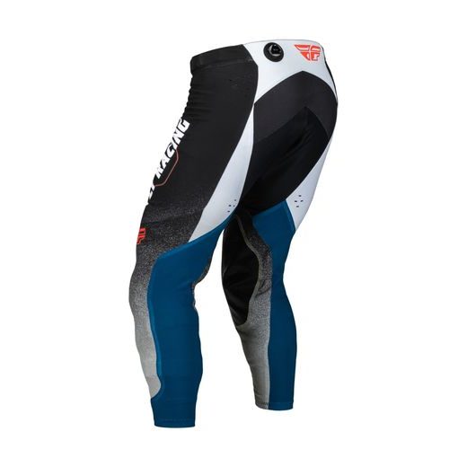 KALHOTY EVOLUTION DST. FLY RACING - USA 2023 (ČERNÁ/ŠEDÁ/MODRÁ)