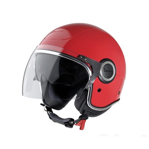 PŘILBA OTEVŘENÁ VESPA VJ ROSSO PASSIONE