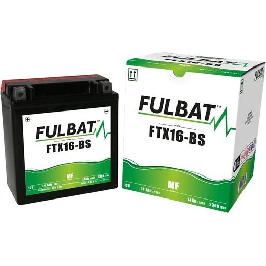 BEZÚDRŽBOVÁ MOTOCYKLOVÁ BATERIE FULBAT FTX16-BS (YTX16-BS)