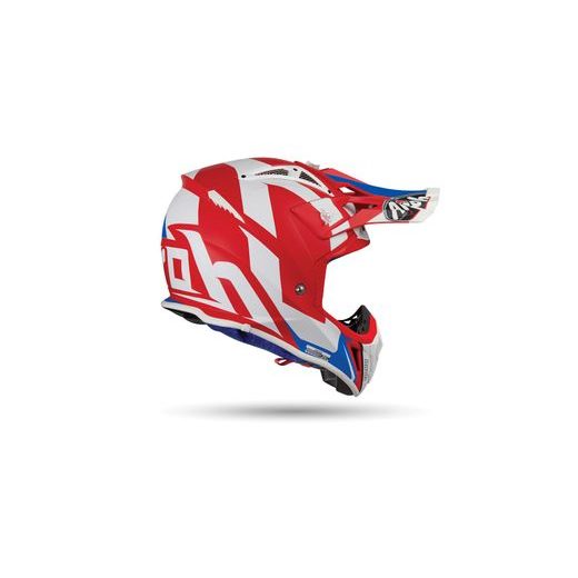 PŘILBA AVIATOR 2.3 AMSS BIGGER, AIROH - ITÁLIE (ČERVENÁ MATNÁ)