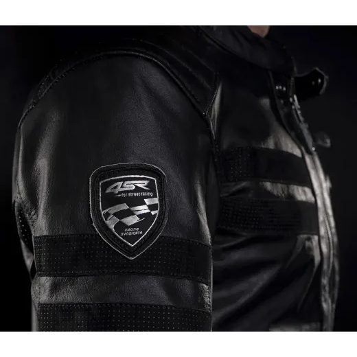 4SR PÁNSKÁ KOŽENÁ MOTO BUNDA COOL EVO BLACK