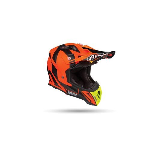 PŘILBA AVIATOR 2.3 AMSS BIGGER, AIROH - ITÁLIE (ORANŽOVÁ MATNÁ)