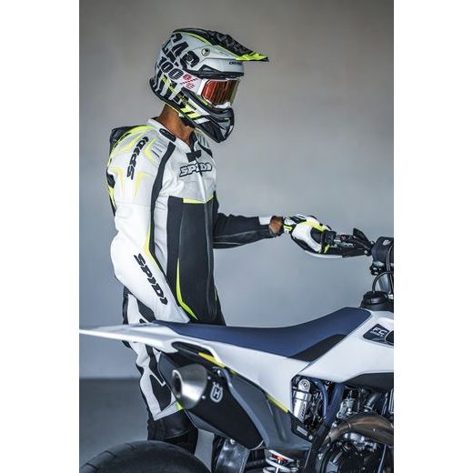 PŘILBA CASSIDA CROSS CUP SONIC (ČERNÁ/BÍLÁ/ŽLUTÁ FLUO/ŠEDÁ)