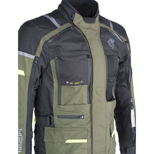 MBW PÁNSKÁ TEXTILNÍ MOTO BUNDA MEMPHIS GREEN 