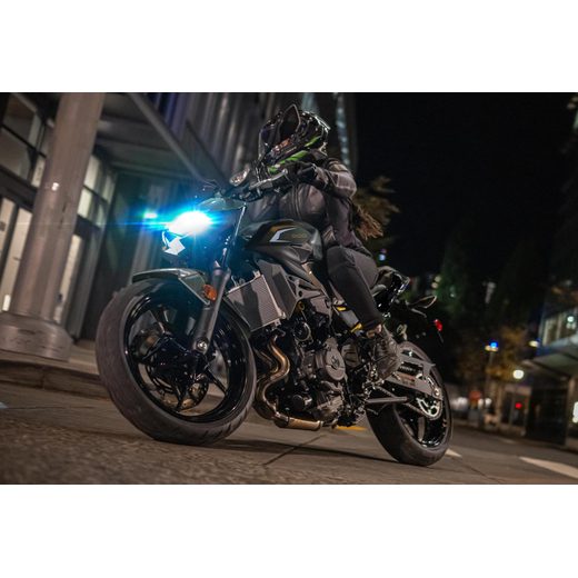 KAWASAKI Z500 MY26 CANDY LIME GREEN / METALLIC CARBON GRAY