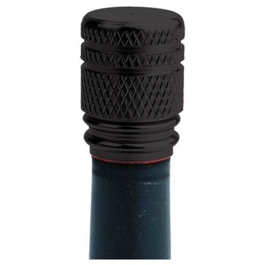 KOVOVÉ ČEPIČKY VENTILKŮ, OXFORD (ČERNÉ, PÁR)