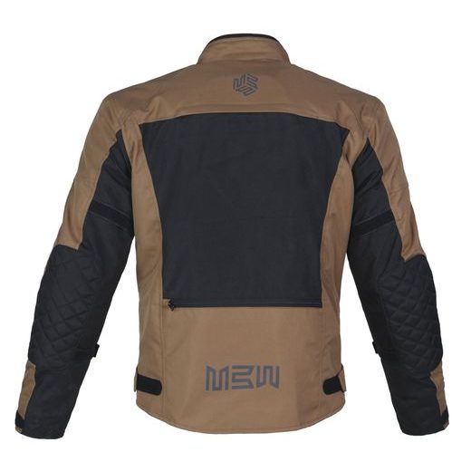 MBW PÁNSKÁ TEXTILNÍ MOTO BUNDA ACE JACKET BLACK BROWN 