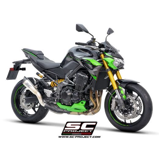 SC-PROJECT KAWASAKI Z900 (2020-2024) E5 S1 TLUMIČ, TITANIUM