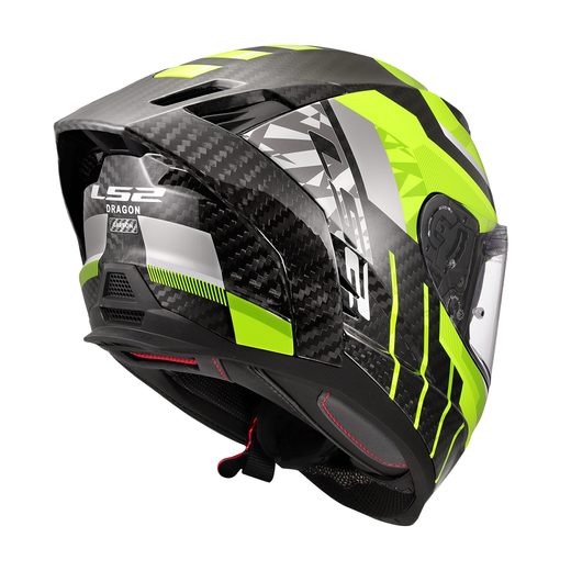 LS2 FF807 DRAGON TRAX H-VIS YELLOW