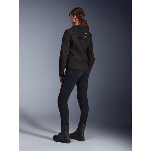 BUNDA STELLA RADIUM TECH HOODIE, ALPINESTARS, DÁMSKÁ (ČERNÁ) 2026