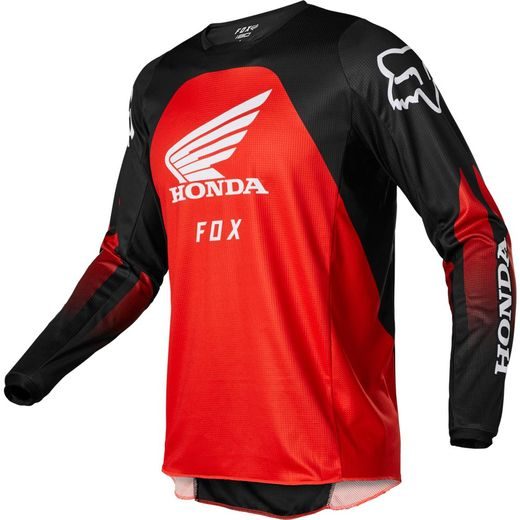 FOX PÁNSKÝ DRES FOX DRES 180 HONDA JERSEY BLACK/RED