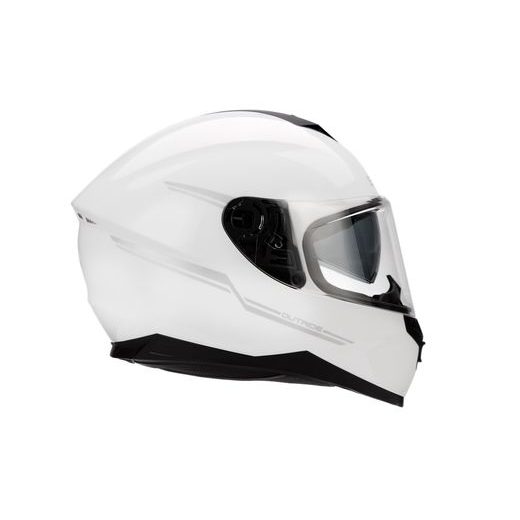 PŘILBA SENA S HEADSETEM OUTRIDE (LESKLÁ BÍLÁ)