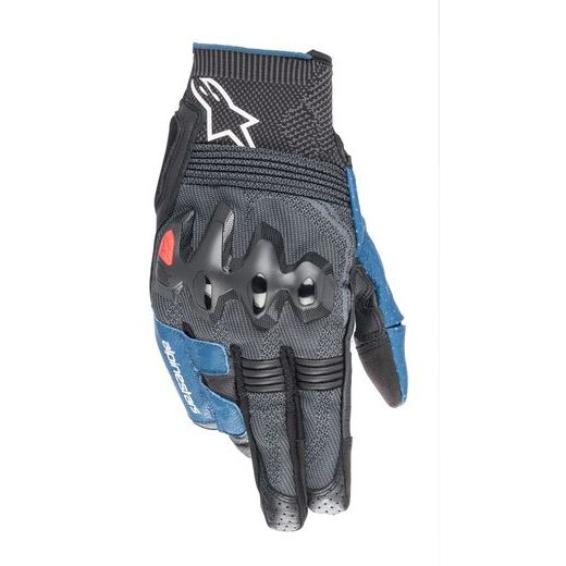 RUKAVICE MORPH SPORT, ALPINESTARS (ČERNÁ/TMAVĚ ŠEDÁ/MODRÁ/ČERVENÁ) 2024