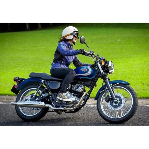 KAWASAKI W230 MY25 METALLIC OCEAN BLUE / EBONY