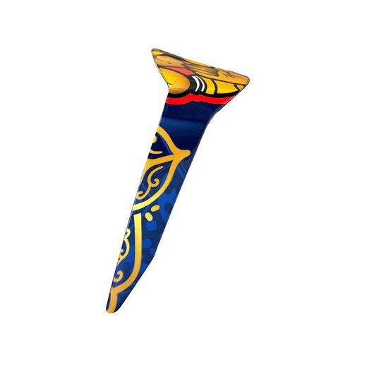 AERODYNAMICKÝ SPOILER PRO PŘILBY SUPERTECH R10 MARTHAINATOR STANDARDNÍ PROFIL, ALPINESTARS (MODRÁ PERLEŤ/ZLATÁ/ČERVENÁ)